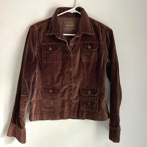 Vintage Y2K brown velvet jacket